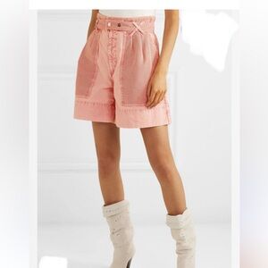 Isabel Marant pink shorts.